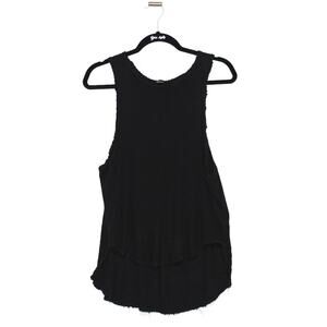 Free People We the Free Tank Knit Tank Top Black Size Medium